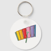 Porte-clés Xylophone coloré (Verso)