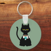 Porte-clés YAAAWN somptueuse bague de clé de chat (Recto)