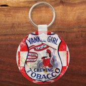 Porte-clés Yankee Girl Chewing Tobacco (Recto)