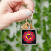 Porte-clés Yantra de Bhairavi (main)