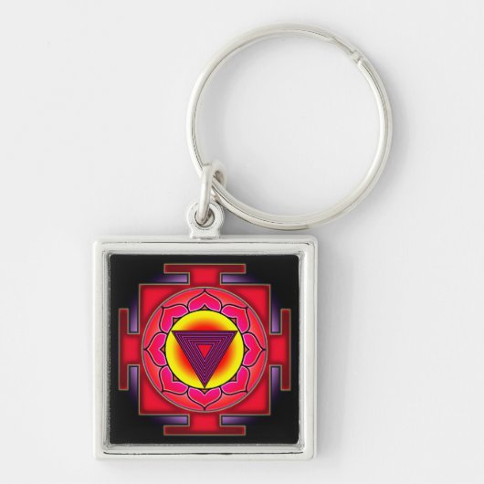 Porte-clés Yantra de Bhairavi (Devant)