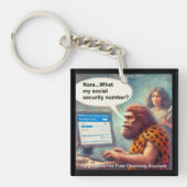 Porte-clés Yarg’s First Login: Banking Like a Caveman (Devant)