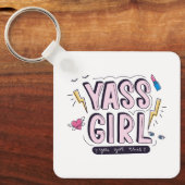 Porte-clés Yass Girl | Vous Avez Obtenu (Recto)
