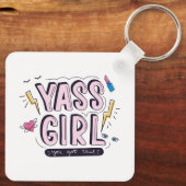 Porte-clés Yass Girl | Vous Avez Obtenu (Verso)