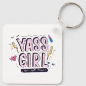 Porte-clés Yass Girl | Vous Avez Obtenu (Dos)