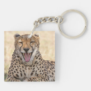 Porte-clés Yawning Cheetah