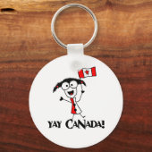 Porte-clés Yay Canada ! Keychain (Recto)