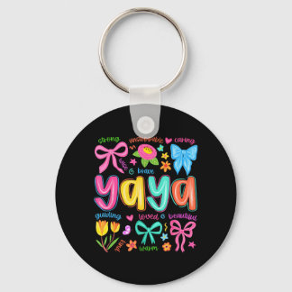 Porte-clés Yaya Bow a aimé la belle journée des mamans drôle