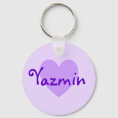 Porte-clés Yazmin en violet (Recto)