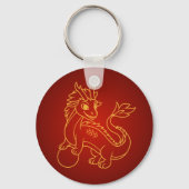 Porte-clés Year of the Dragon 2024 Chinese Zodiac (Recto)