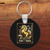 Porte-clés Year Of The Horse – Chinese Zodiac New Year 2026 (Recto)