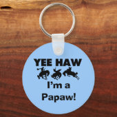 Porte-clés Yee Haw Je suis un T-shirts et cadeaux Papaw (Recto)