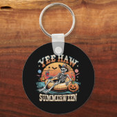 Porte-clés Yee Haw Summerween Cowboy Skeleton Western Hallowe (Recto)