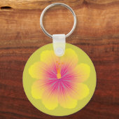 Porte-clés Yellow Hibiscus_Illustration (Verso)