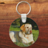 Porte-clés Yellow Labrador Retriever (Recto)