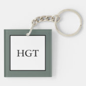 Porte-clés Yellow Peony Stained Glass (Dos)