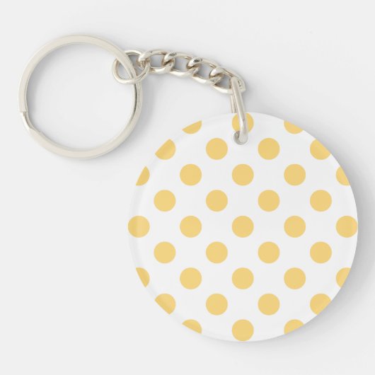 Porte-clés Yellow polkadots (Devant)