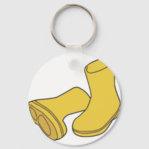 Porte-clés Yellow Rain Boots