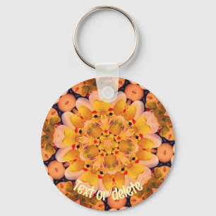 Porte-clés Yellow Rubber Ducks Kaleidoscope Personalized