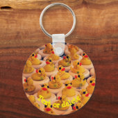 Porte-clés Yellow Rubber Ducks Personalized (Recto)