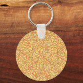 Porte-clés Yellow scribbled (Recto)