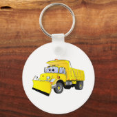 Porte-clés Yellow Snow Plow Cartoon (Recto)
