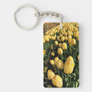 Porte-clés Yellow Tulips à Field, Oregon