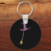 Porte-clés Yes I Can Drive A Stick Soky Witch Funny Halloween (Recto)