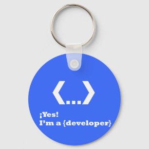 Porte-clés YES ! ….I'm à {Developer} (Porte-clefs)
