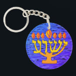 Porte-clés Yeshua Menorah Porte - clé<br><div class="desc">Ce porte - clé Yeshua Menorah a été créé sur demande. Fait une grande pièce de conversation pour ceux qui aiment partager leur foi avec d'autres.</div>