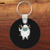 Porte-clés Yeti fait signe à la créature de Schneemensch (Recto)