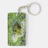 Porte-clés Yeux de grenouille dans un étang (Dos)