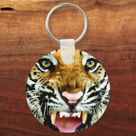 Porte-clés Yeux du tigre (Recto)