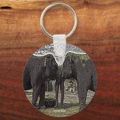 Porte-clés Yeux éléphants (Recto)