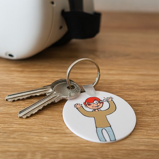 Porte-clés Yeux qui s'échappent