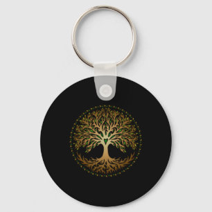 Porte-clés Yggdrasil, Celtique, Arbre, Vie, Nordique, Mytholo