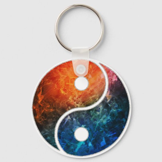 Porte-clés Yin Yang (Recto)