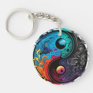 Porte-clés Yin & Yang - Armonia Contrariilor
