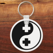 Porte-clés Yin Yang Assistance Médicale (Recto)
