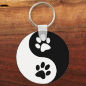 Porte-clés Yin Yang Chig Paws (Recto)
