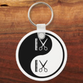 Porte-clés Yin Yang Coupe Les Cheveux (Recto)