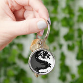 Porte-clés Yin Yang Dragon (main)