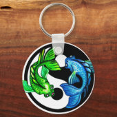 Porte-clés Yin-Yang Koi Design (Recto)