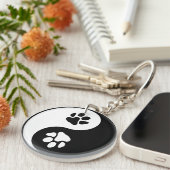 Porte-clés Yin Yang Paw (Devant droit)