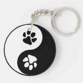 Porte-clés Yin Yang Paw (Dos)