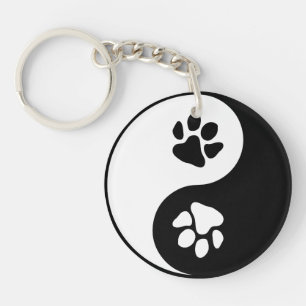 Porte-clés Yin Yang Paw