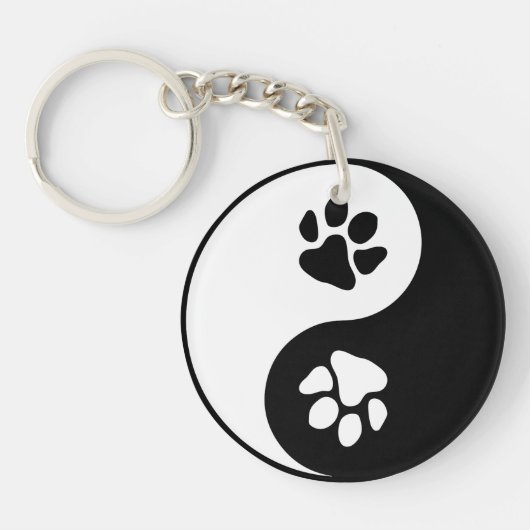 Porte-clés Yin Yang Paw (Devant)