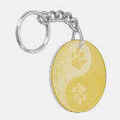 Porte-clés Yin Yang Paw Gold (Devant gauche)