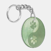 Porte-clés Yin Yang Paw Porte - clé vert (Devant gauche)