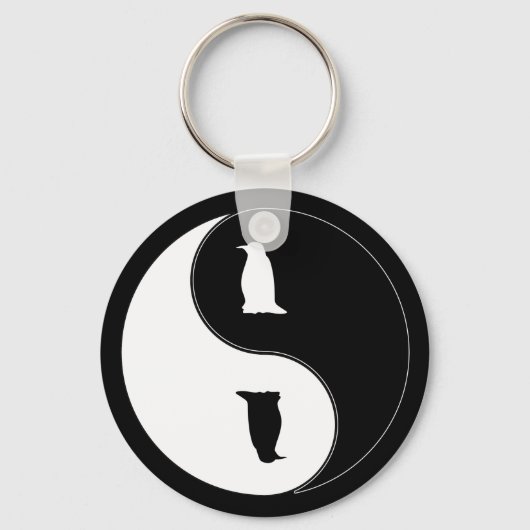 Porte-clés Yin Yang Penguin (Recto)